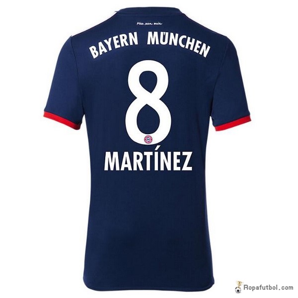 Camiseta Bayern de Múnich Replica Segunda Ropa Martinez 2017/18